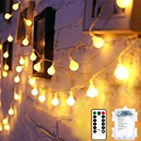 Guirnaldas Luces Exterior y Interior- Ventdest 10m 100 LED Impermeable Cadena de Luces Decorativas para Jardin…